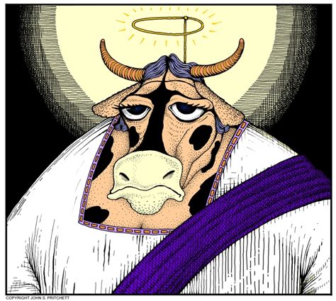 Sacred Cow color illustration, cow image, holy cow, color illustrations ...