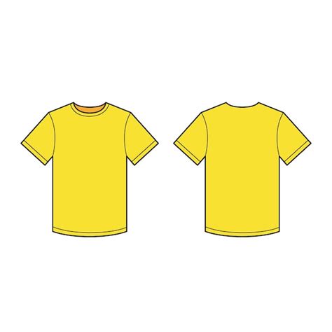 Yellow tshirt mockup Vectors & Illustrations for Free Download | Freepik