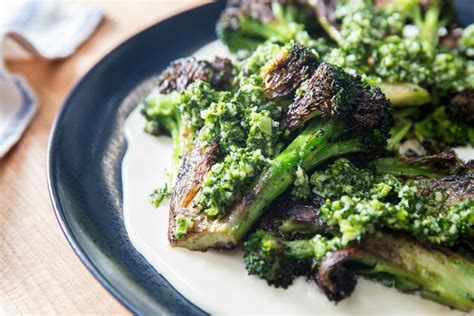 Charred Broccoli Salad With Sardines, Pickled Shallot, and Mint Recipe