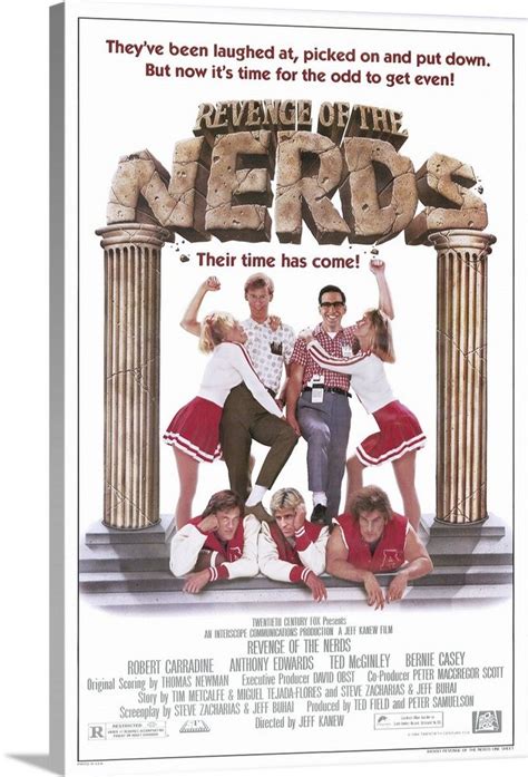 Revenge of the Nerds (1984) | Movie posters, Anthony edwards, Revenge