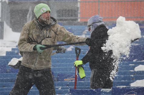 See how much snow Buffalo got so far in record storm that postponed ...