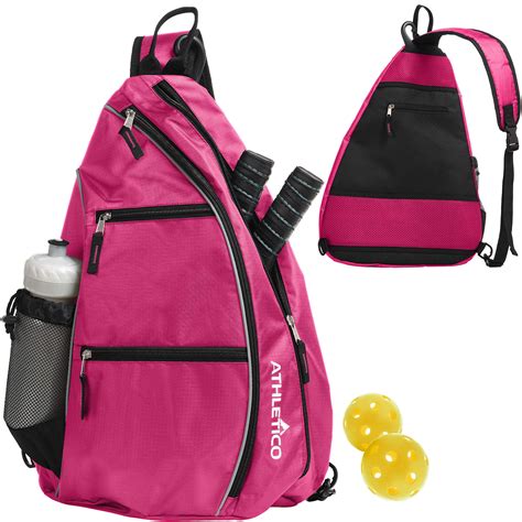 Athletico Sling Bag - Crossbody Backpack for Pickleball, Tennis ...