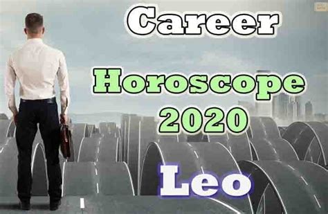 Leo Career Horoscope 2020 Predictions - AstroKapoor