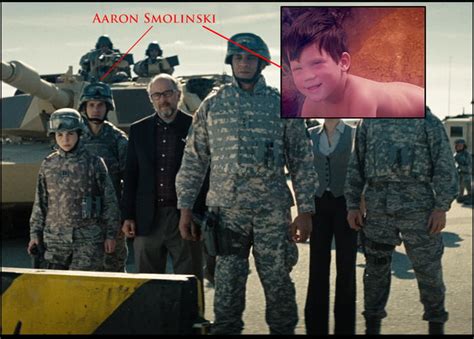 Man of Steel (2013) features a cameo by Aaron Smolinski. He played toddler Clark Kent in ...