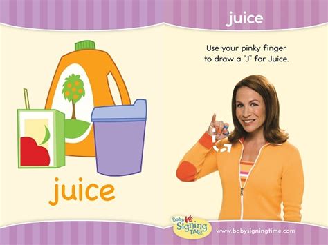 Learn how to sign Juice in ASL - SigningTime Dictionary