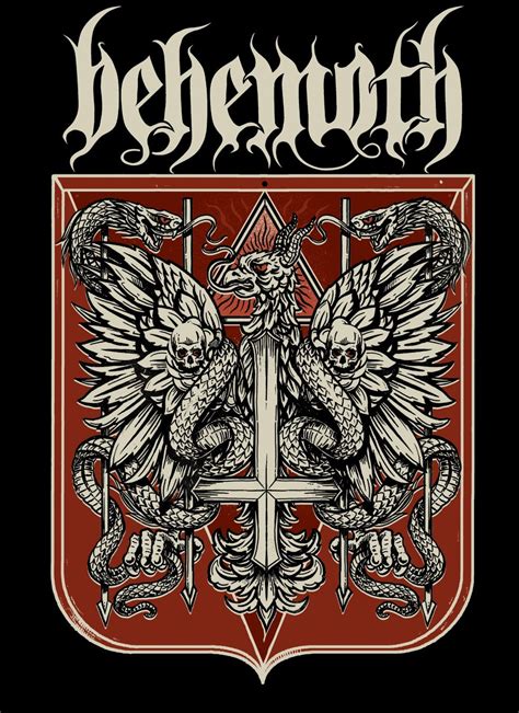 BEHEMOTH "Rzeczpospolita Niewierna" on Behance | Black metal art, Heavy ...