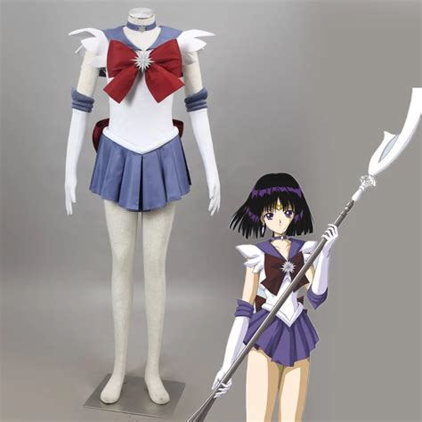 Aliexpress.com : Buy Athemis Anime Sailor Moon Sailor Saturn Cosplay Costume custom made Dress ...