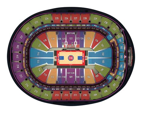 Little Caesars Arena, Detroit MI - Seating Chart View