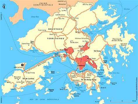 Map of cities : Hong Kong