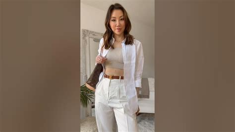 GRWM: Linen Look with trousers and button down shirt #grwm #casualchic ...