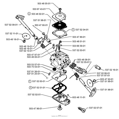 Husqvarna 322 C (1999-03) Parts Diagram for Carburetor Assembly (Zama ...