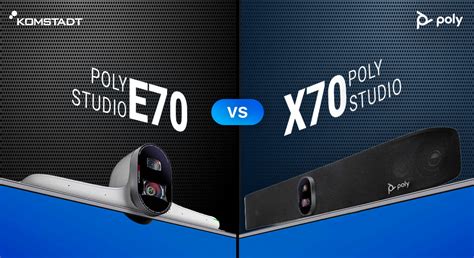 Poly Studio X70 vs Poly Studio E70: What's The Difference? | Komstadt