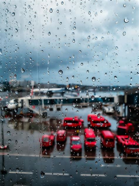 Dewdrops On A Glass Window · Free Stock Photo