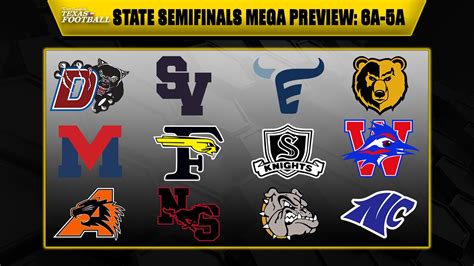 2023 State Semifinals MEGA Preview: 6A-5A