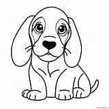 Basset Hound Puppy Coloring Page 27434 21678 sketch template