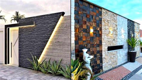 50 Modern Front Wall Design Ideas 2024 Exterior Wall Tiles Design ...