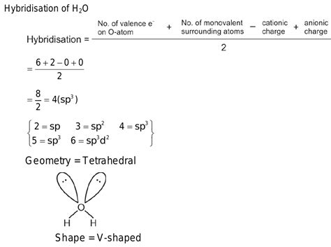 H2o Hybridization