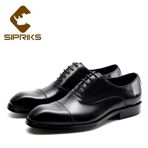 Sipriks Mens Genuine Leather Oxfords Classic Mens Church Shoes Boss ...