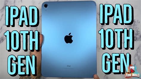 2022 iPad 10th Generation in Blue Unboxing - YouTube