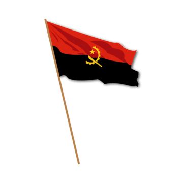 Bandeira De Angola PNG , Bandeira Angola Png, Vetor De Bandeira De ...