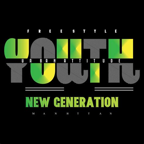 Youth typography design t-shirt print vector illustration 13647851 ...