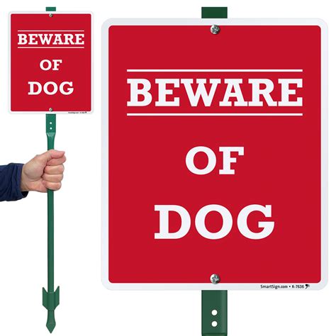 Beware of Dog Signs | Warning Beware of Dog Signs | MySecuritySign