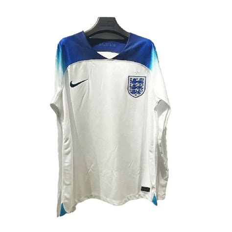 2022 England Home Long Sleeve Soccer Jersey - Love Soccer Jerseys