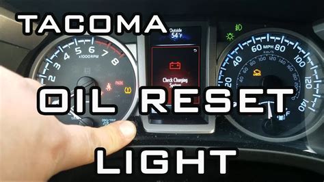 How To Reset Toyota Tacoma Maintenance Light