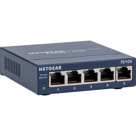 NETGEAR 5-Port Fast Ethernet 10/100 Unmanaged Switch, Blue - Walmart.com