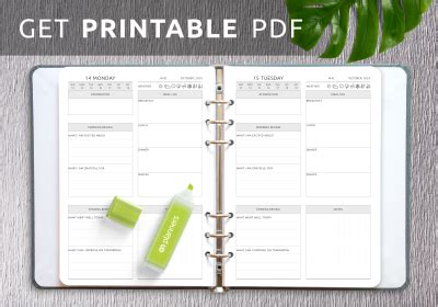 Download Daily Review Template: Printable PDF or Digital for reMarkable, Kindle, Supernote