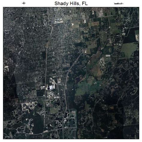 Aerial Photography Map of Shady Hills, FL Florida