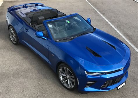 2017 Chevrolet Camaro Convertible | Camaro convertible, Blue camaro, Chevy camaro