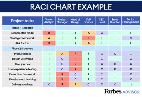 RACI Chart: Definitions, Uses And Examples For Project Managers ...