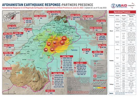 Afghanistan Earthquake: 5.9 Magnitude Earthquake in Spera District of Khost Province on June 22 ...