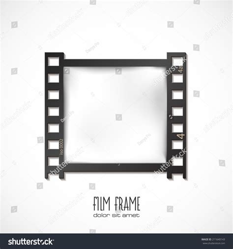 Vector Film Frame Illustration Eps 10 Stock Vector (Royalty Free ...