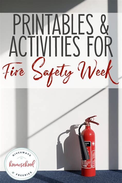 Fire Safety Printables & Activities for Fire Safety Week