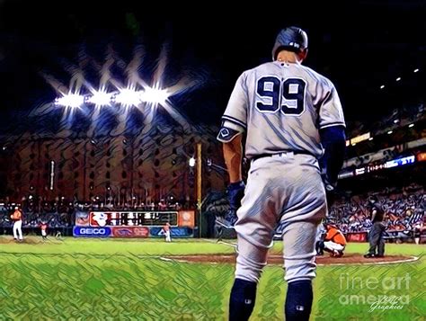 Aaron Judge on Deck Digital Art by CAC Graphics