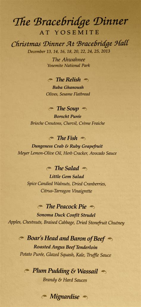 The Bracebridge Dinner Menu – The Annotated Gilmore Girls