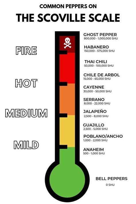 The Scoville Scale - A Guide to Hot Peppers | Isabel Eats | Stuffed hot ...