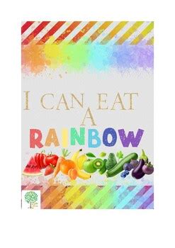 I can eat a rainbow by LJH Learning | TPT