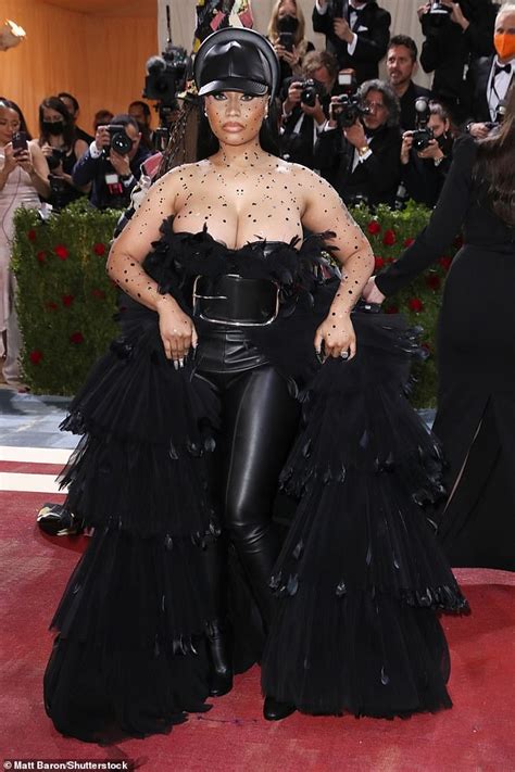 Met Gala 2022: Nicki Minaj stands out in a bedazzled look and black ...