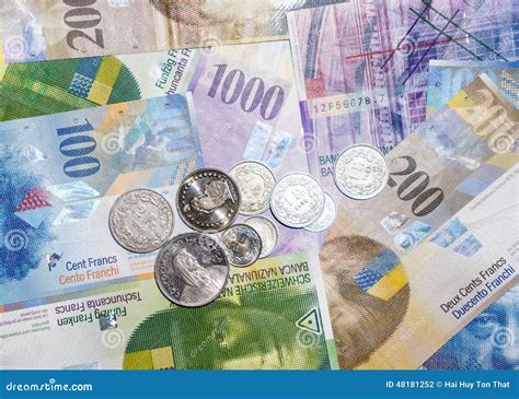 Swiss Money Stock Photo - Image: 48181252