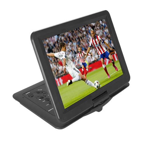 MiziView 14" Portable DVD Player with 6-Hour Rechargeable Battery with 270°HD Screen, Supports ...