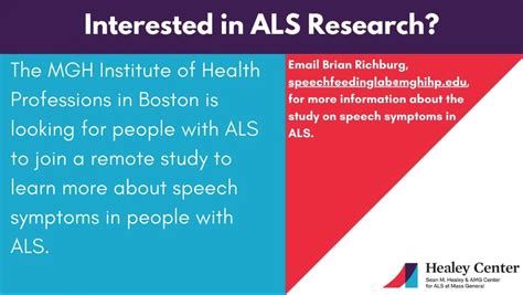 MGH Neurology on Twitter: "Interested in ALS research? See below for an opportunity to join a ...