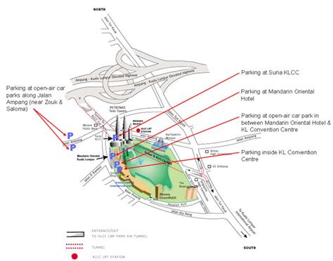 Map to Kuala Lumpur Convention Centre (KLCC) - New Malaxi