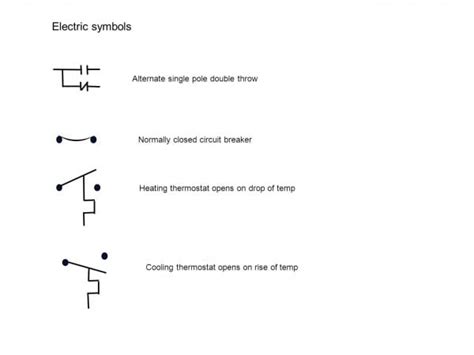 Thermostat Electrical Symbol