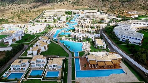 Mitsis Blue Domes hotel Greece Kos island dji - YouTube