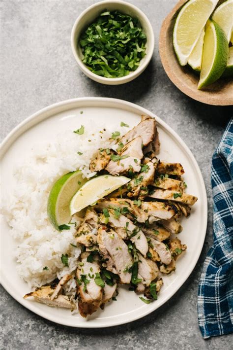 Cilantro Lime Chicken (Grilled or Baked) - Our Salty Kitchen