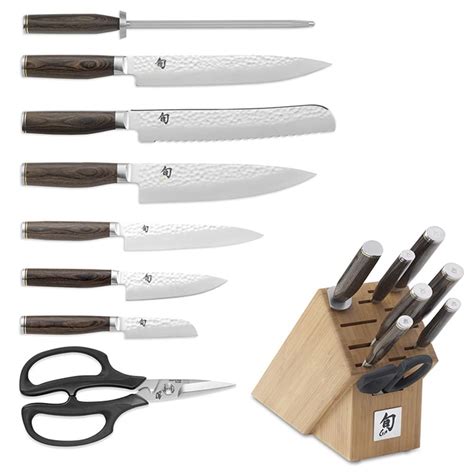 Shun Premier 9-Piece Knife Block Set | Williams Sonoma AU