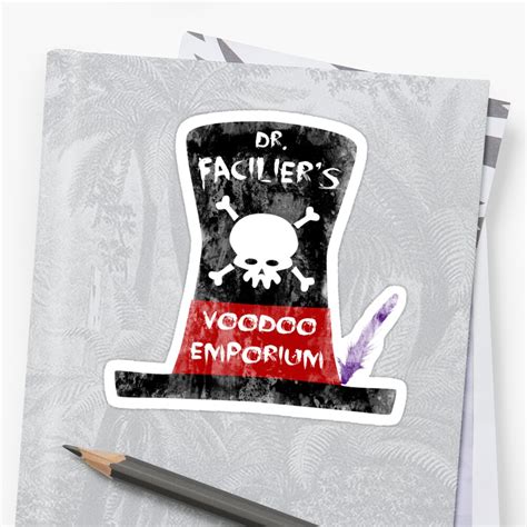 "Dr. Facilier's Voodoo Emporium" Stickers by rebeccaariel | Redbubble